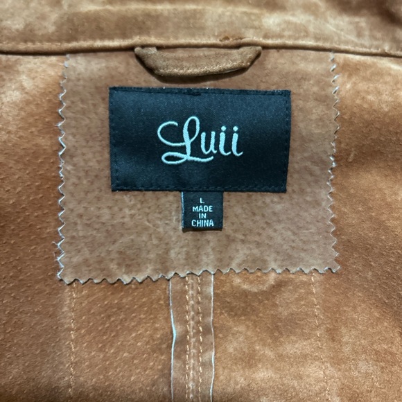 VINTAGE 100% Suede Jacket - Picture 10 of 12